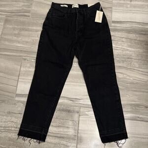 Universal Thread‎ Womens Black Denim High Rise Vintage Jeans